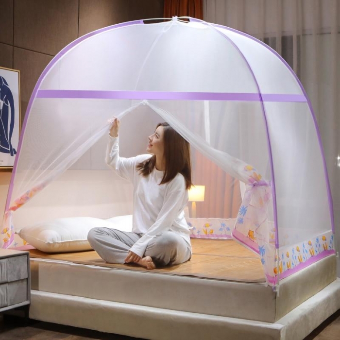 91家纺网 家纺一手货源 找家纺 （总）爱洛 2021新款蒙古包蚊帐