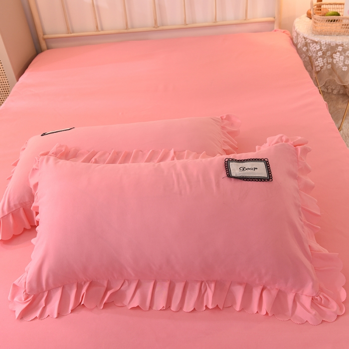 91家纺网 家纺一手货源 找家纺 （总）梦之岛2021新款倾心韩版磨毛蕾丝床单款床裙款四件套