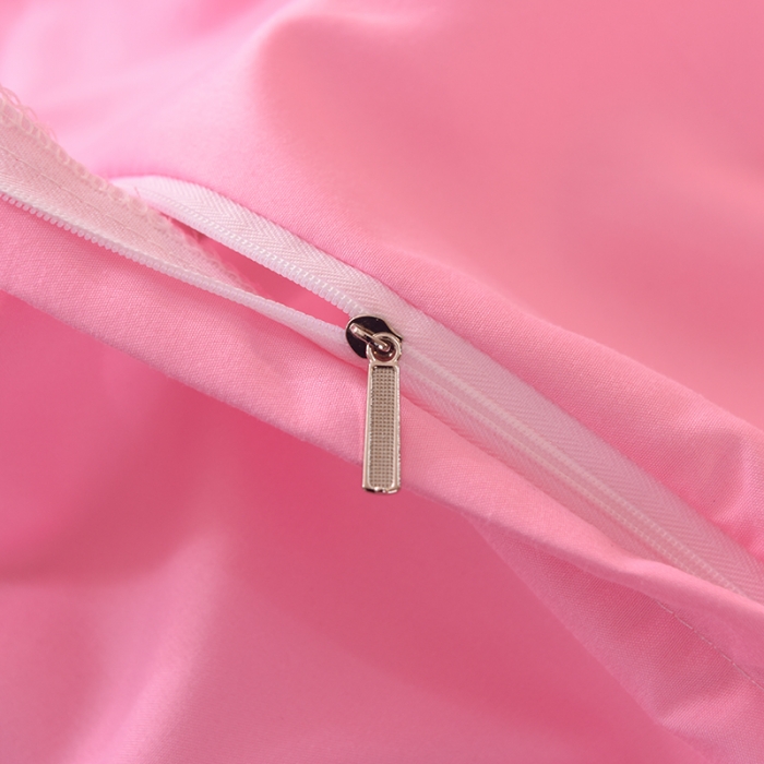 91家纺网 家纺一手货源 找家纺 梦之岛2021新款倾心韩版磨毛蕾丝床单款床裙款四件套 倾心-公主粉