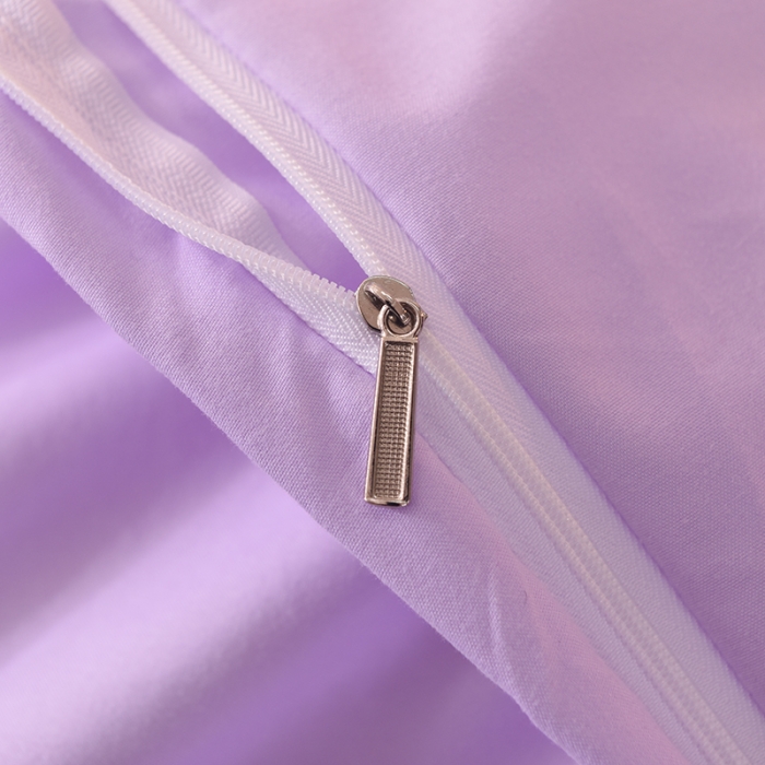 91家纺网 家纺一手货源 找家纺 梦之岛2021新款倾心韩版磨毛蕾丝床单款床裙款四件套 倾心-贵族紫