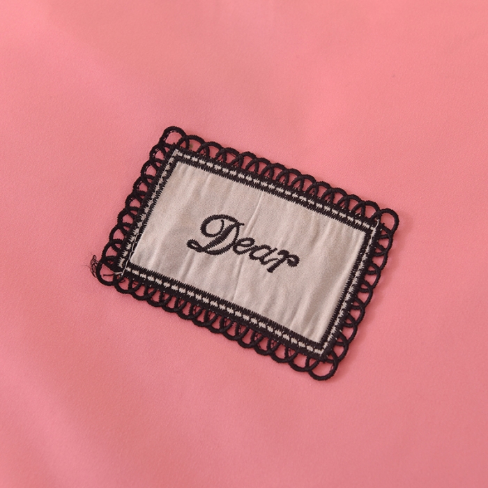 91家纺网 家纺一手货源 找家纺 梦之岛2021新款倾心韩版磨毛蕾丝床单款床裙款四件套 倾心-浅粉玉