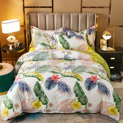 91家纺网 家纺一手货源 找家纺 （总2）雲归梦 2021全棉大版四件套中国风花卉