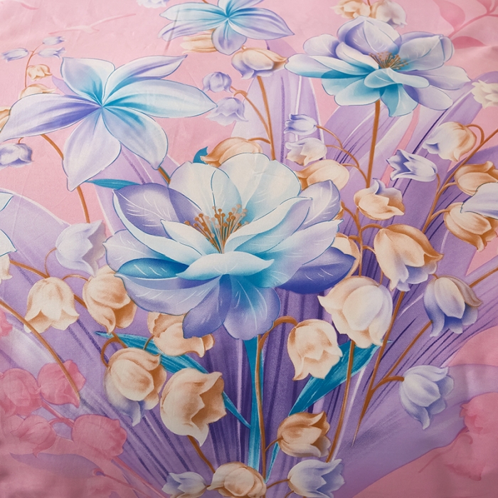 91家纺网 家纺一手货源 找家纺 雲归梦 2021全棉大版四件套中国风花卉 爱丽丝