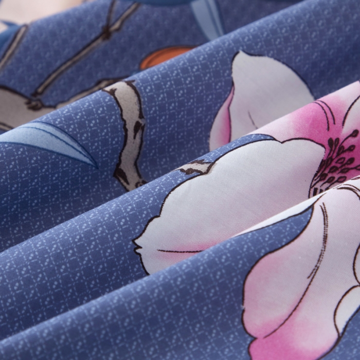 91家纺网 家纺一手货源 找家纺 雲归梦 2021全棉大版四件套中国风花卉碧玉妆成