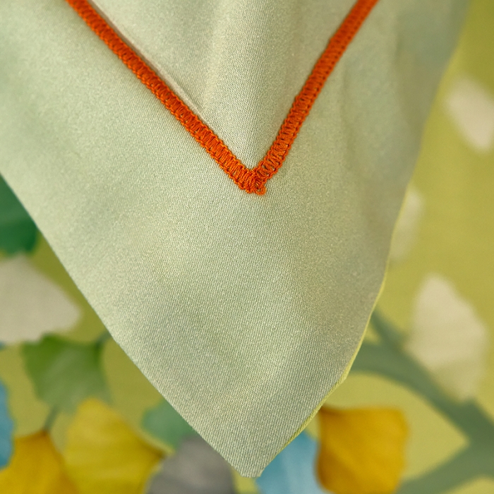 91家纺网 家纺一手货源 找家纺 雲归梦 2021全棉大版四件套中国风花卉 彩虹树（黄）