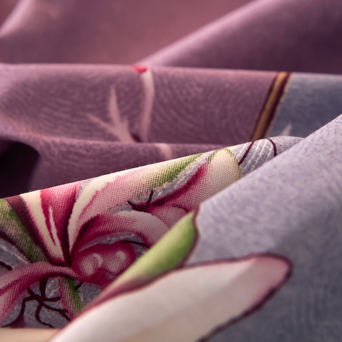 91家纺网 家纺一手货源 找家纺 雲归梦 2021全棉大版四件套中国风花卉 窗花