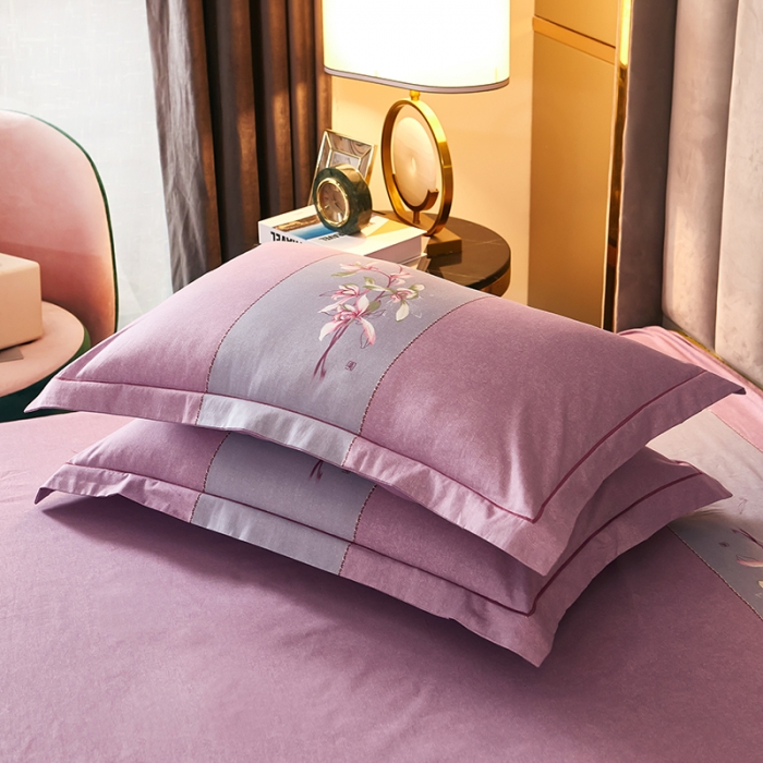 91家纺网 家纺一手货源 找家纺 雲归梦 2021全棉大版四件套中国风花卉 窗花