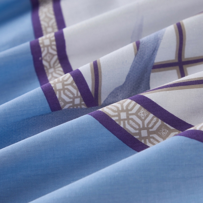 91家纺网 家纺一手货源 找家纺 雲归梦 2021全棉大版四件套中国风花卉 风雅小筑