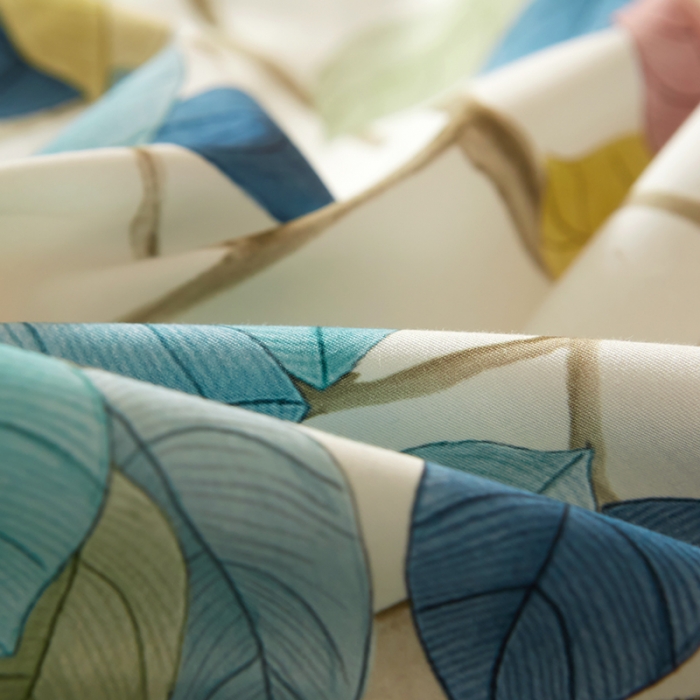 91家纺网 家纺一手货源 找家纺 雲归梦 2021全棉大版四件套中国风花卉 红叶题诗