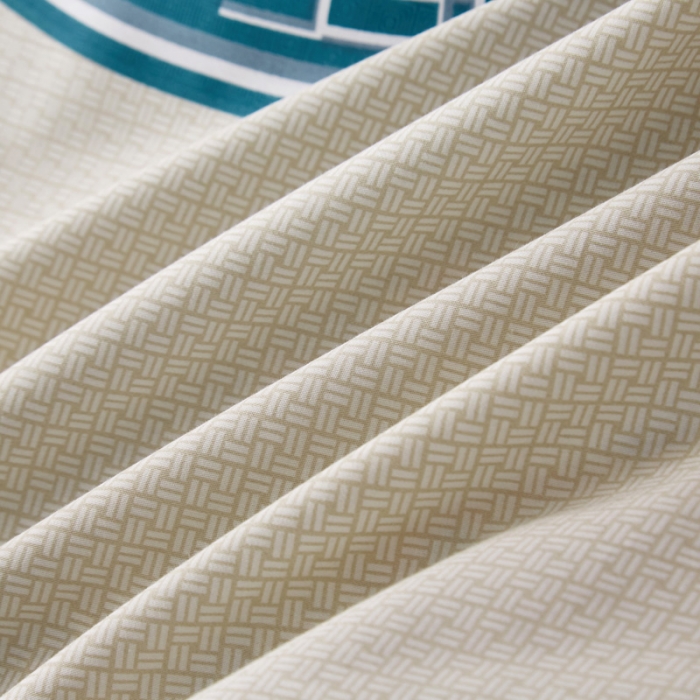 91家纺网 家纺一手货源 找家纺 雲归梦 2021全棉大版四件套中国风花卉 花满庭（深绿）