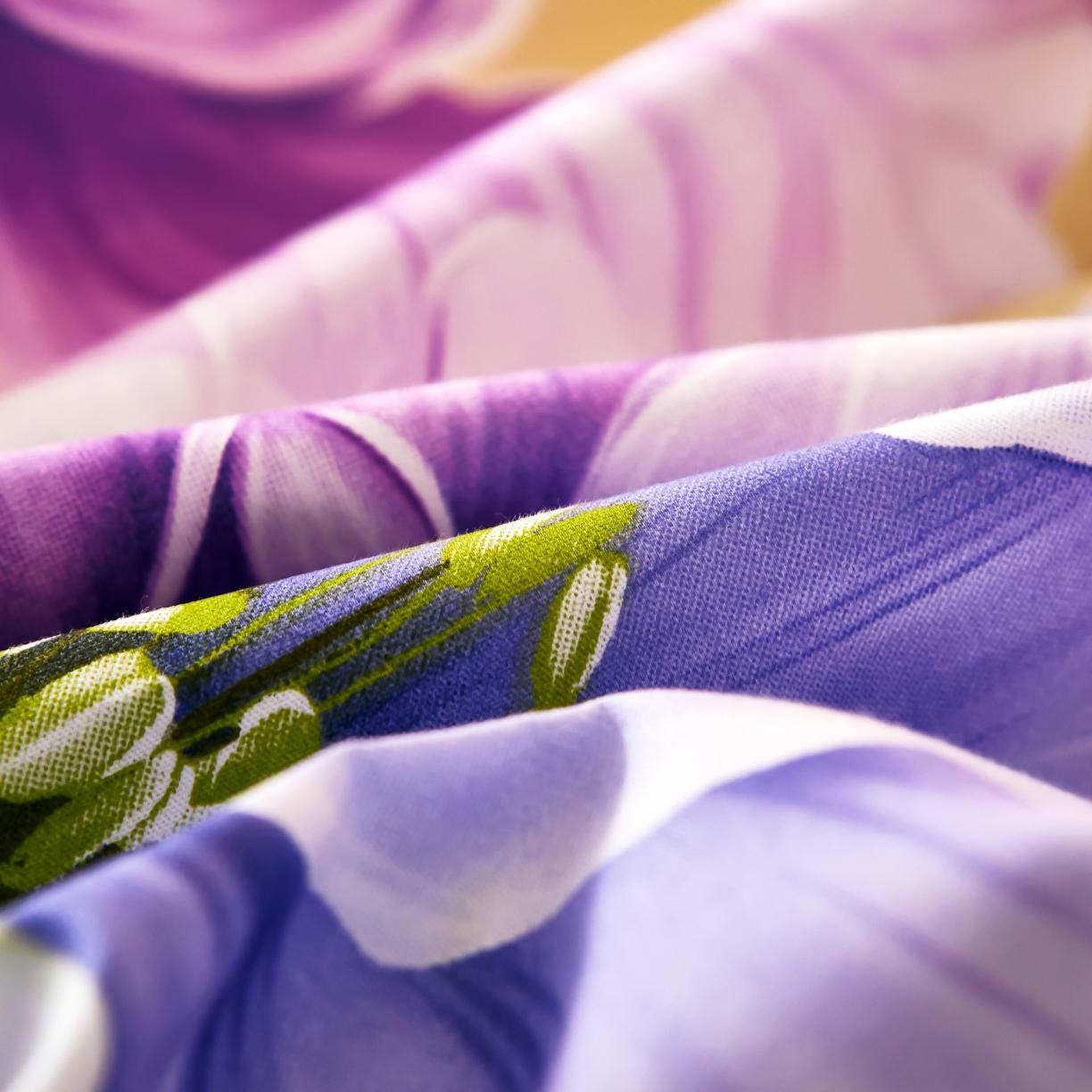 91家纺网 家纺一手货源 找家纺 雲归梦 2021全棉大版四件套中国风花卉花眠黄