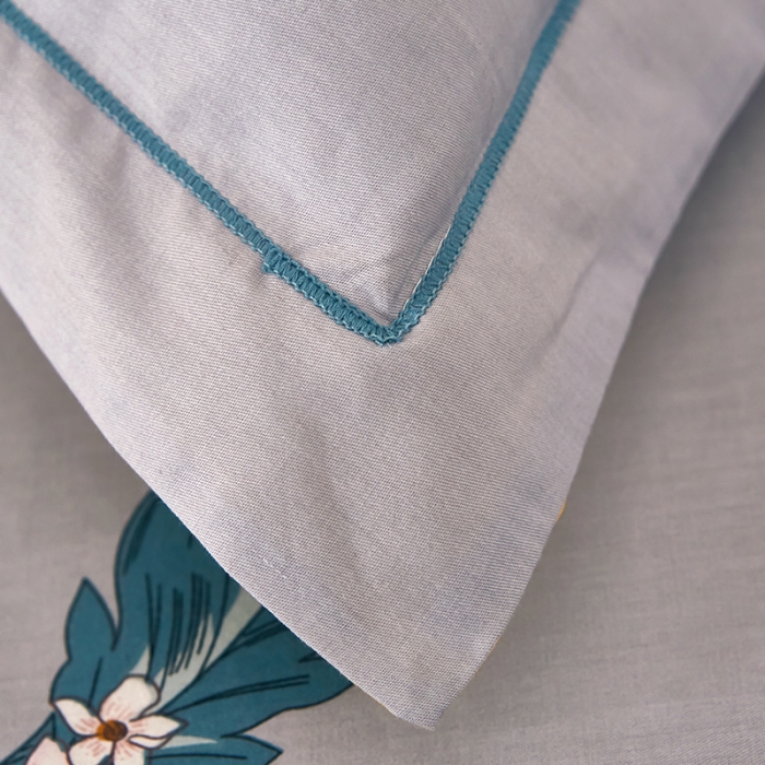 91家纺网 家纺一手货源 找家纺 雲归梦 2021全棉大版四件套中国风花卉 朗琴园