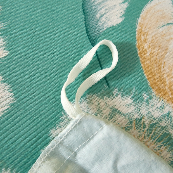 91家纺网 家纺一手货源 找家纺 雲归梦 2021全棉大版四件套中国风花卉芦苇漾情