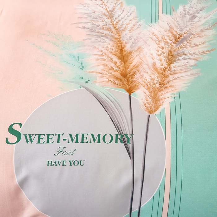 91家纺网 家纺一手货源 找家纺 雲归梦 2021全棉大版四件套中国风花卉 莫丽卡