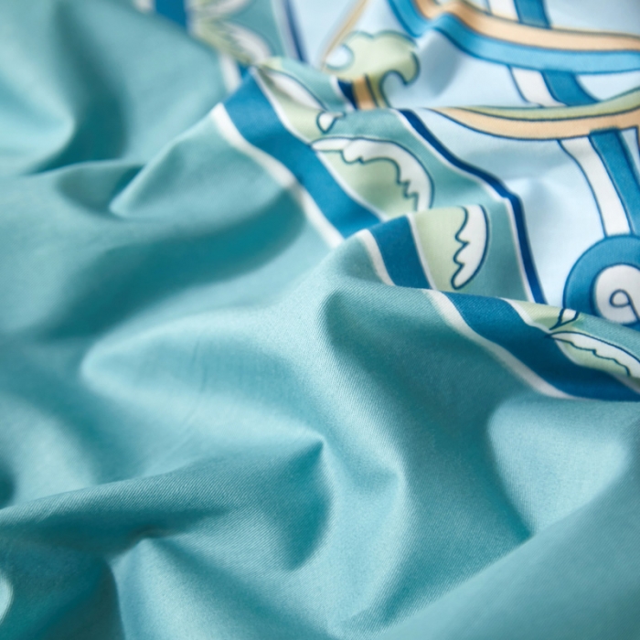 91家纺网 家纺一手货源 找家纺 雲归梦 2021全棉大版四件套中国风花卉 晓窗花梦