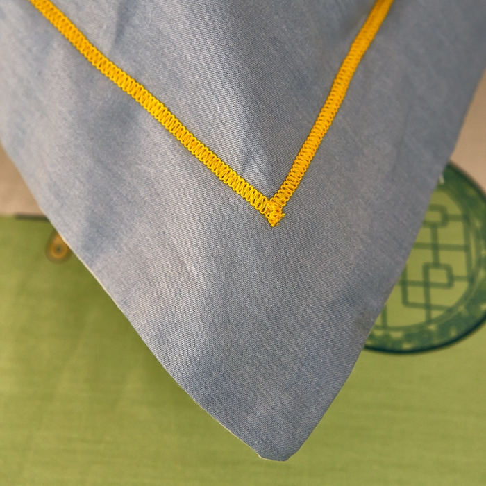 91家纺网 家纺一手货源 找家纺 雲归梦 2021全棉大版四件套中国风花卉 烟花易冷（绿）