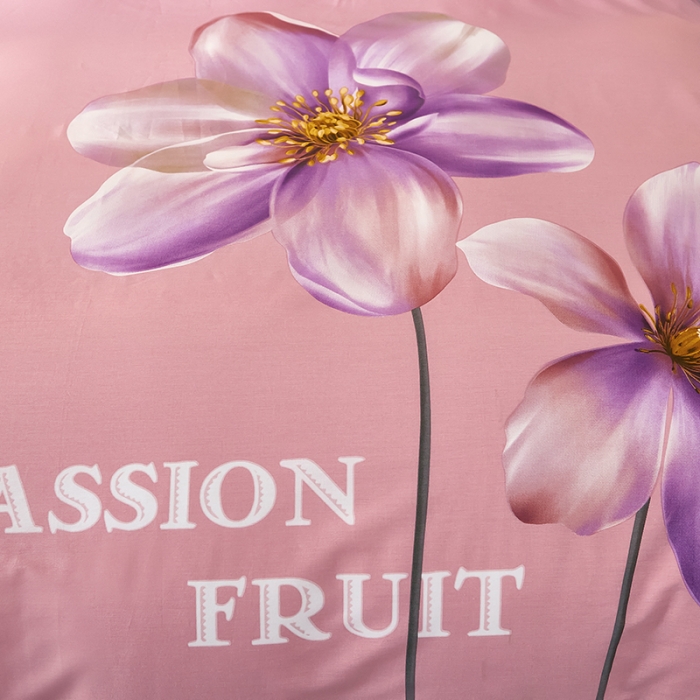 91家纺网 家纺一手货源 找家纺 雲归梦 2021全棉大版四件套中国风花卉 窈窕淑女（粉）