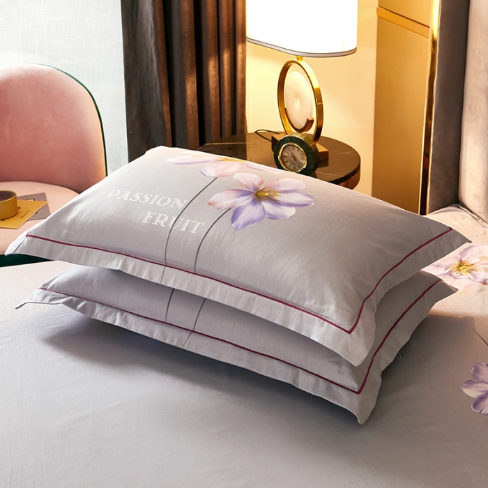 91家纺网 家纺一手货源 找家纺 雲归梦 2021全棉大版四件套中国风花卉 窈窕淑女（粉）