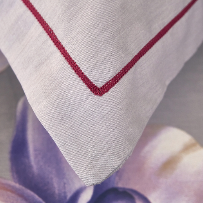 91家纺网 家纺一手货源 找家纺 雲归梦 2021全棉大版四件套中国风花卉 窈窕淑女（粉）