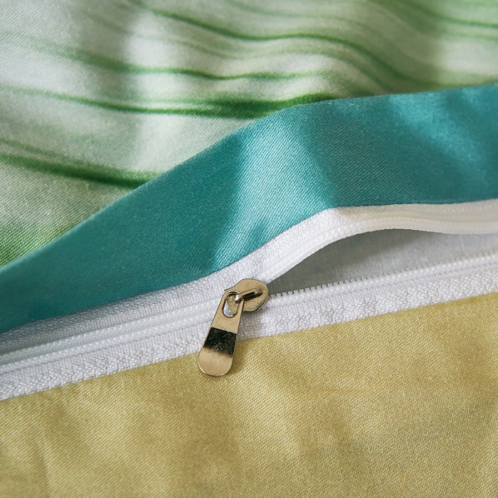 91家纺网 家纺一手货源 找家纺 雲归梦 2021全棉大版四件套中国风花卉 羽翼纷飞（绿）