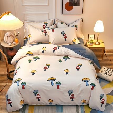 91家纺网 家纺一手货源 找家纺 （总）雲归梦 2021全棉大版四件套可爱卡通系列