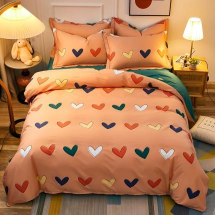 91家纺网 家纺一手货源 找家纺 （总）雲归梦 2021全棉大版四件套可爱卡通系列