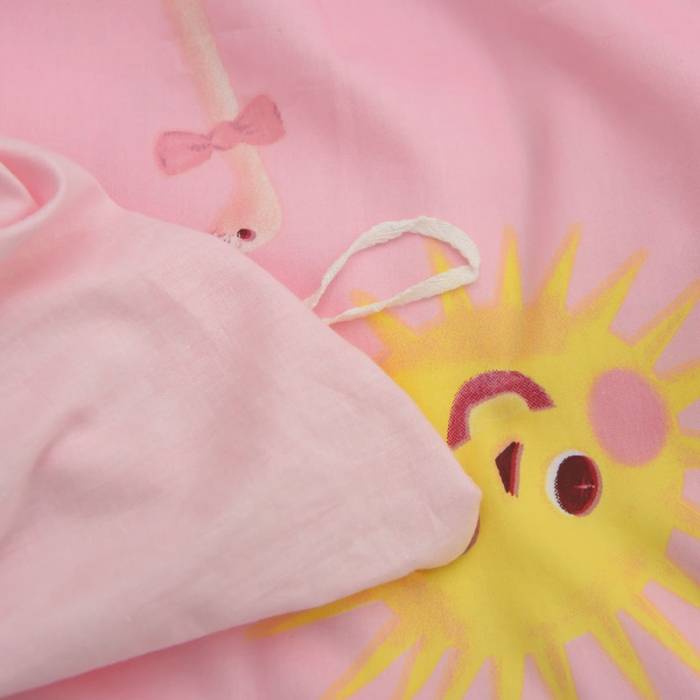 91家纺网 家纺一手货源 找家纺 雲归梦 2021全棉大版四件套可爱卡通系列 爱情鸟