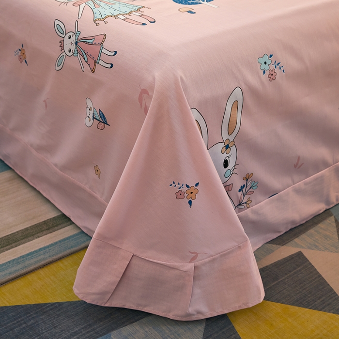 91家纺网 家纺一手货源 找家纺 雲归梦 2021全棉大版四件套可爱卡通系列 安妮日记