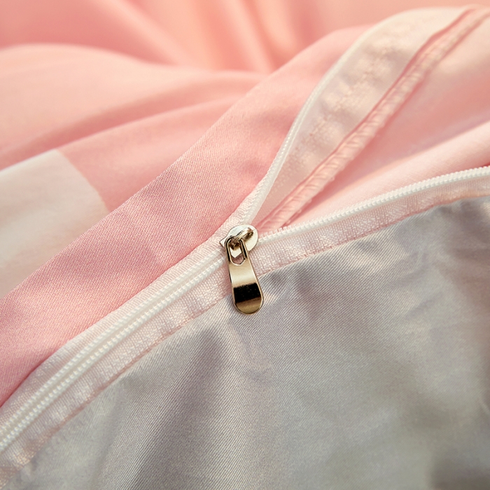 91家纺网 家纺一手货源 找家纺 雲归梦 2021全棉大版四件套可爱卡通系列 呆檬粉