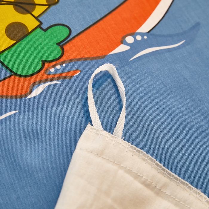 91家纺网 家纺一手货源 找家纺 雲归梦 2021全棉大版四件套可爱卡通系列 度假风