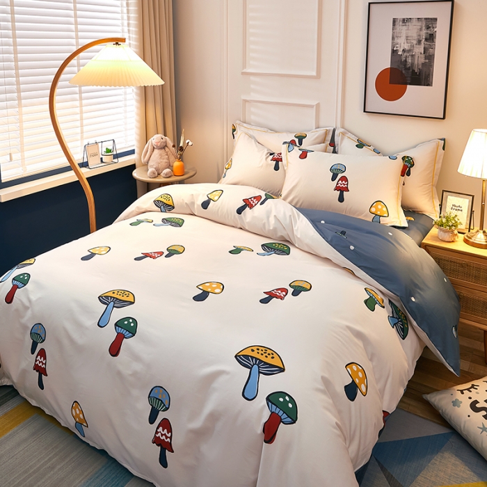 91家纺网 家纺一手货源 找家纺 雲归梦 2021全棉大版四件套可爱卡通系列 幻想曲（米）