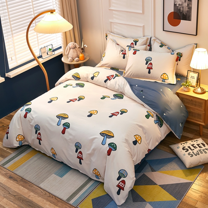 91家纺网 家纺一手货源 找家纺 雲归梦 2021全棉大版四件套可爱卡通系列 幻想曲（米）