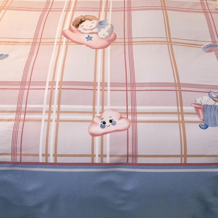 91家纺网 家纺一手货源 找家纺 雲归梦 2021全棉大版四件套可爱卡通系列 可爱多