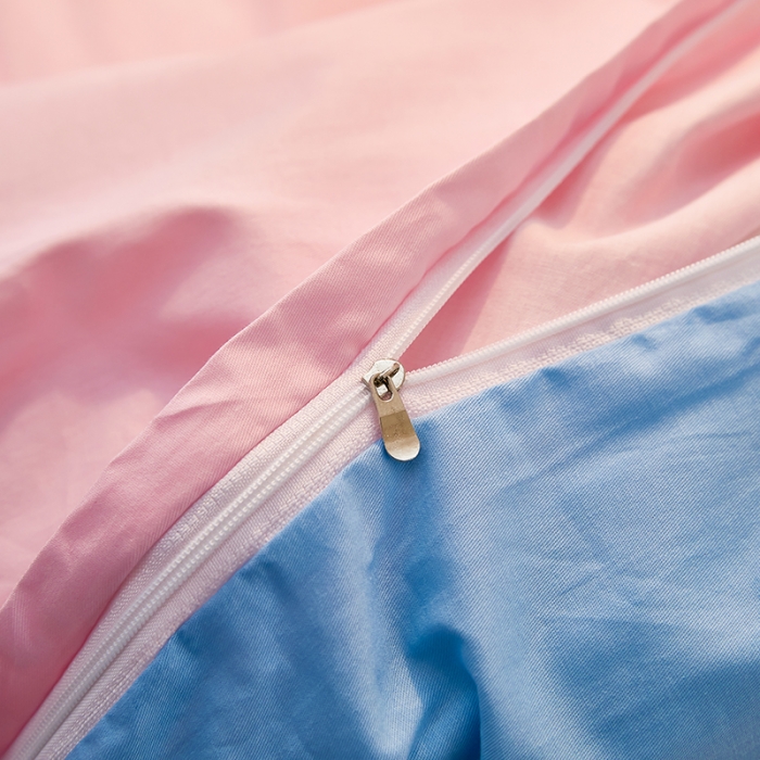 91家纺网 家纺一手货源 找家纺 雲归梦 2021全棉大版四件套可爱卡通系列 喵星人（粉）