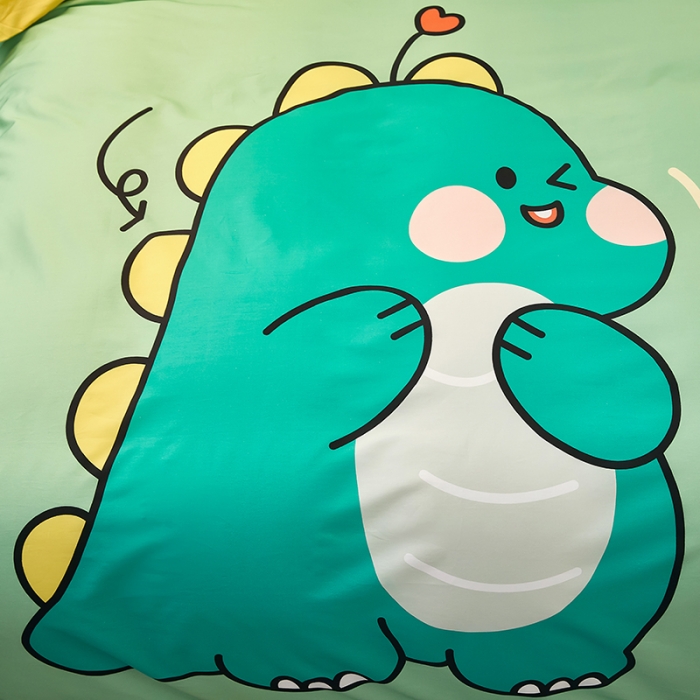 91家纺网 家纺一手货源 找家纺 雲归梦 2021全棉大版四件套可爱卡通系列 糖宝