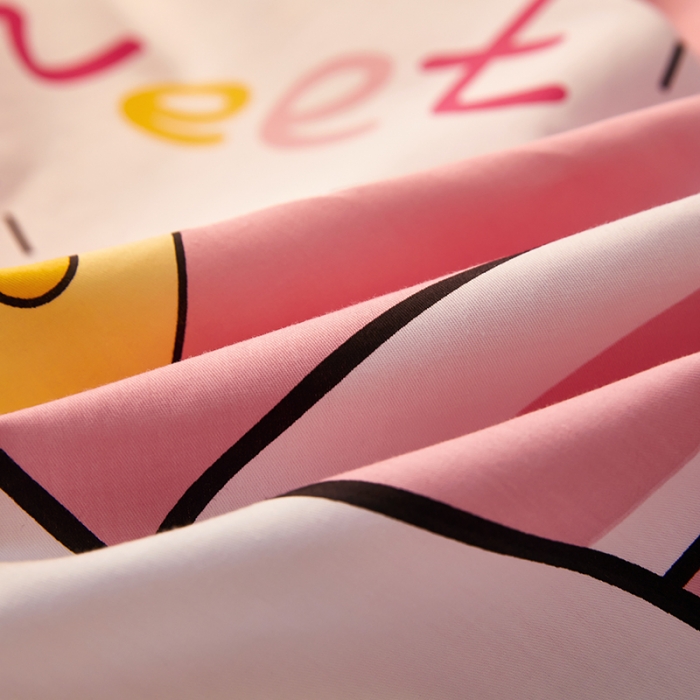 91家纺网 家纺一手货源 找家纺 雲归梦 2021全棉大版四件套可爱卡通系列 甜甜兔