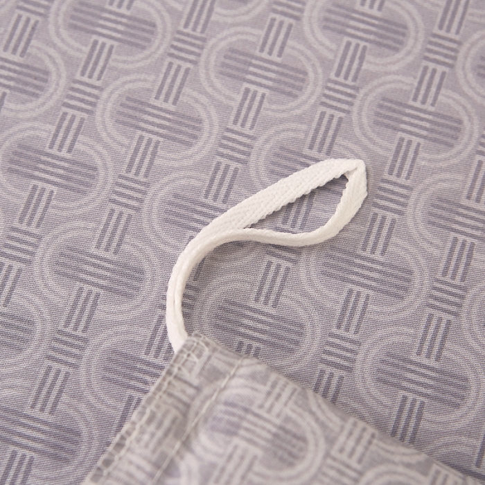 91家纺网 家纺一手货源 找家纺 雲归梦 2021全棉大版四件套休闲格条系列 戴维森