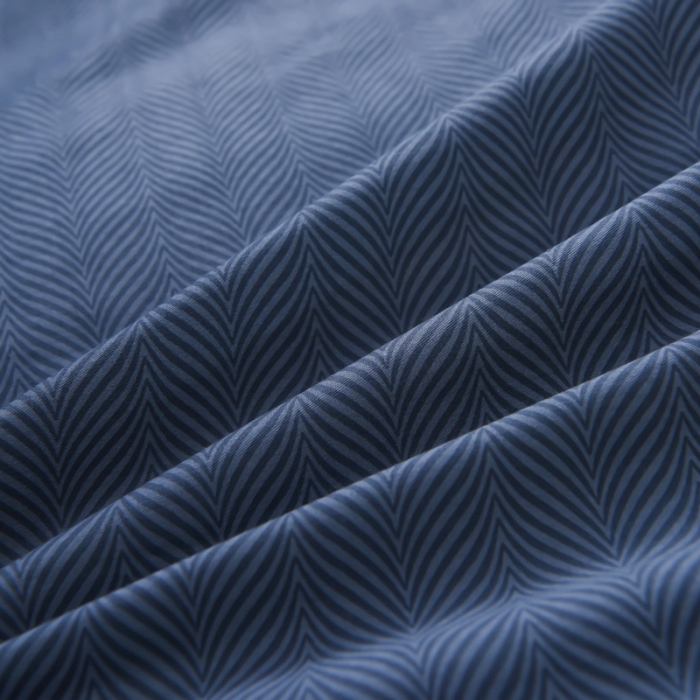 91家纺网 家纺一手货源 找家纺 雲归梦 2021全棉大版四件套休闲格条系列 酷派