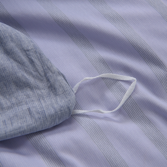 91家纺网 家纺一手货源 找家纺 雲归梦 2021全棉大版四件套休闲格条系列 罗马之旅