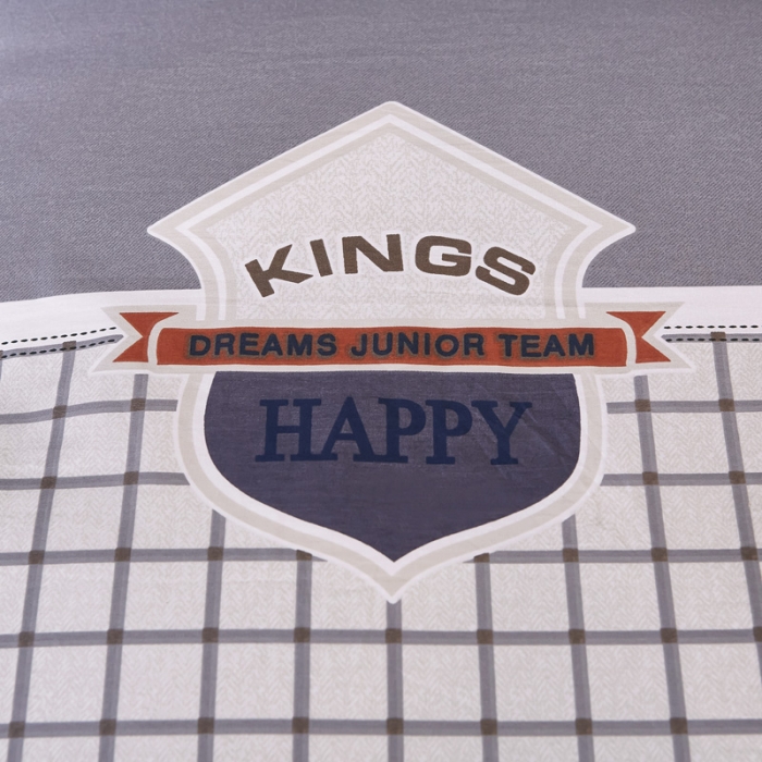 91家纺网 家纺一手货源 找家纺 雲归梦 2021全棉大版四件套休闲格条系列 帕克