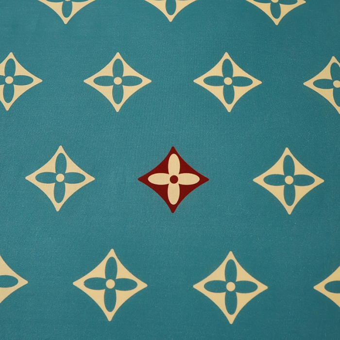 91家纺网 家纺一手货源 找家纺 雲归梦 2021全棉大版四件套休闲格条系列 绅调绿