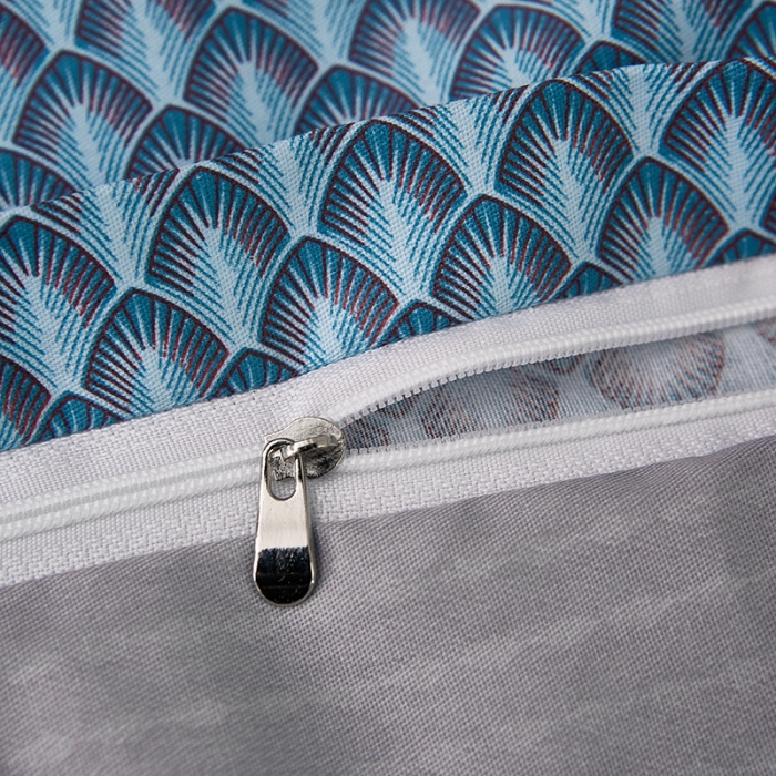 91家纺网 家纺一手货源 找家纺 雲归梦 2021全棉大版四件套休闲格条系列 跳动心弦