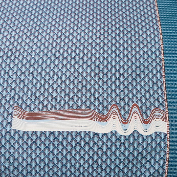 91家纺网 家纺一手货源 找家纺 雲归梦 2021全棉大版四件套休闲格条系列 跳动心弦