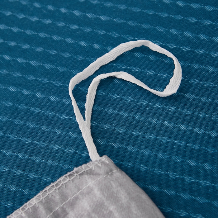 91家纺网 家纺一手货源 找家纺 雲归梦 2021全棉大版四件套休闲格条系列 跳动心弦