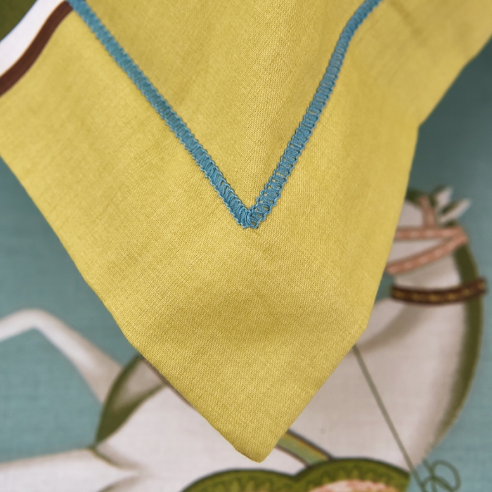 91家纺网 家纺一手货源 找家纺 雲归梦 2021全棉大版四件套休闲格条系列 一梦为马