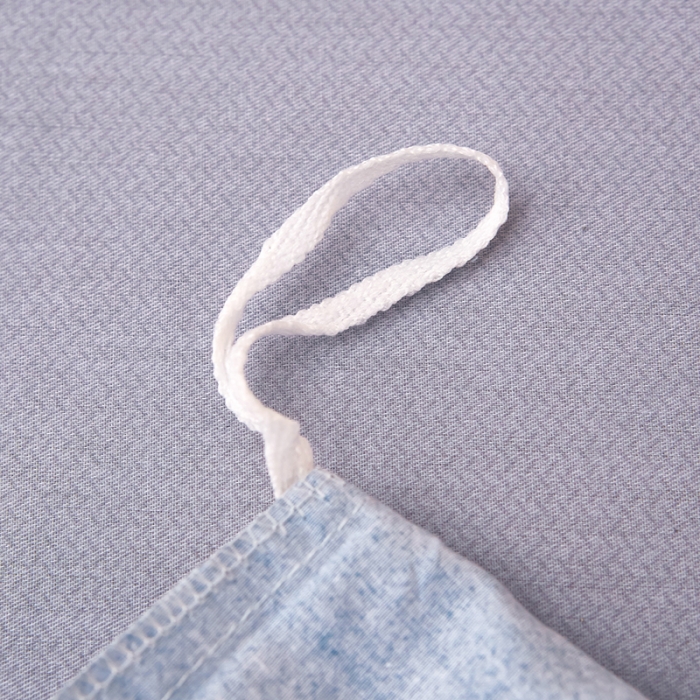 91家纺网 家纺一手货源 找家纺 雲归梦 2021全棉大版四件套休闲格条系列 忆动拾光灰