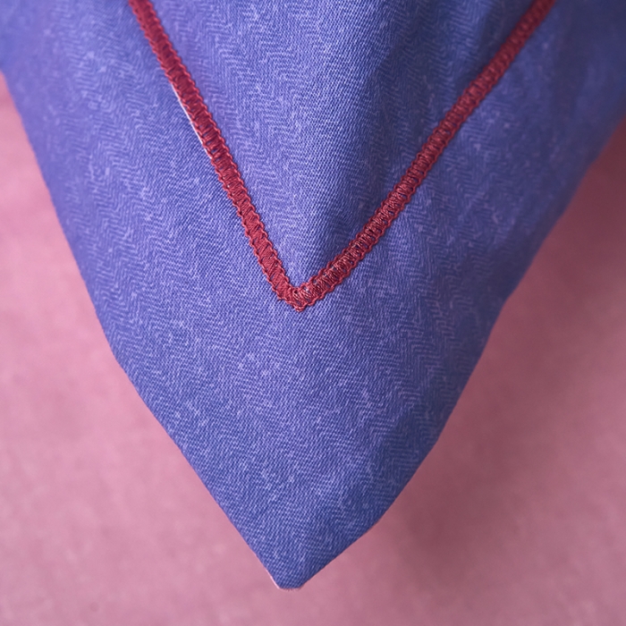 91家纺网 家纺一手货源 找家纺 雲归梦 2021全棉大版四件套休闲格条系列 悠闲时代