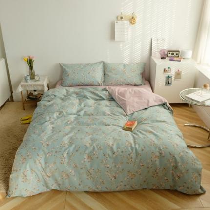 91家纺网 家纺一手货源 找家纺 （总）希文 21新款全棉13372印花四件套塞纳庄园系列