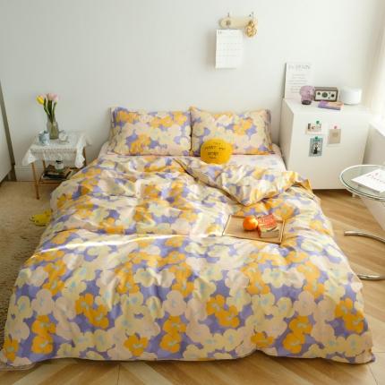 91家纺网 家纺一手货源 找家纺 （总）希文 21新款全棉13372印花四件套塞纳庄园系列