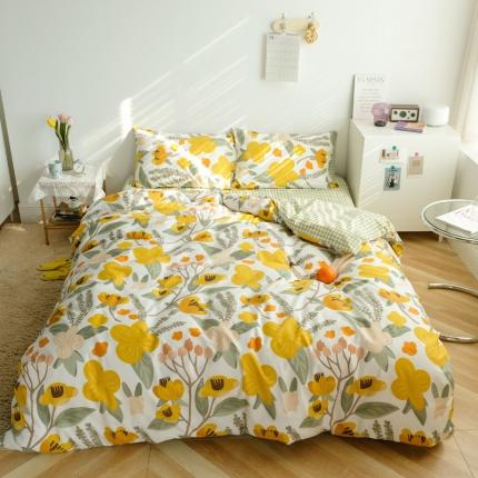 91家纺网 家纺一手货源 找家纺 （总）希文 21新款全棉13372印花四件套塞纳庄园系列